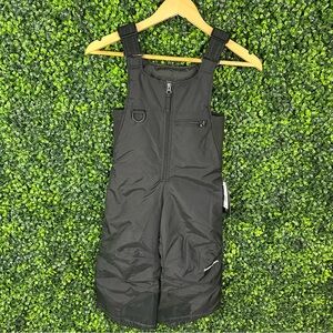 Nwt toddler peak Black Snow Bib Overalls size 3T